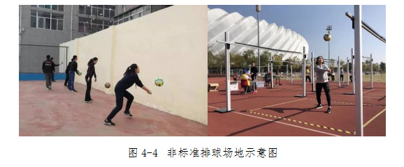 Figure 4-4 Schematic Diagram of Non-standard Volleyball Field. jpg